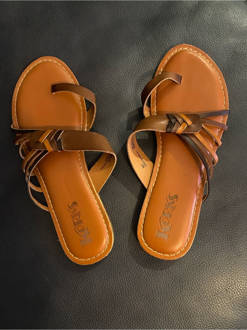 Korks Braided Slide Sandals 8